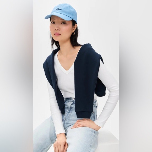 Clare V Oui Baseball cap, blue - Picture 4 of 8